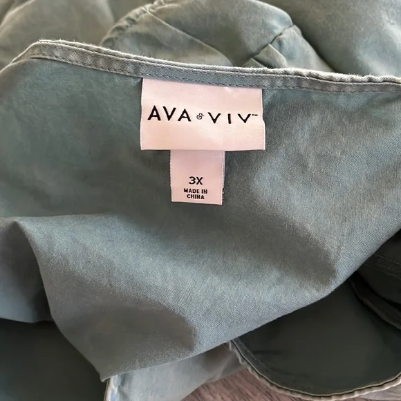 Ava & Viv balloon sleeve dress size 3X SKU 18 1066 - Picture 7 of 8